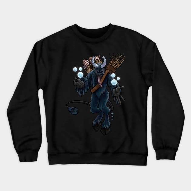 Krampus Crewneck Sweatshirt by Gloomlight